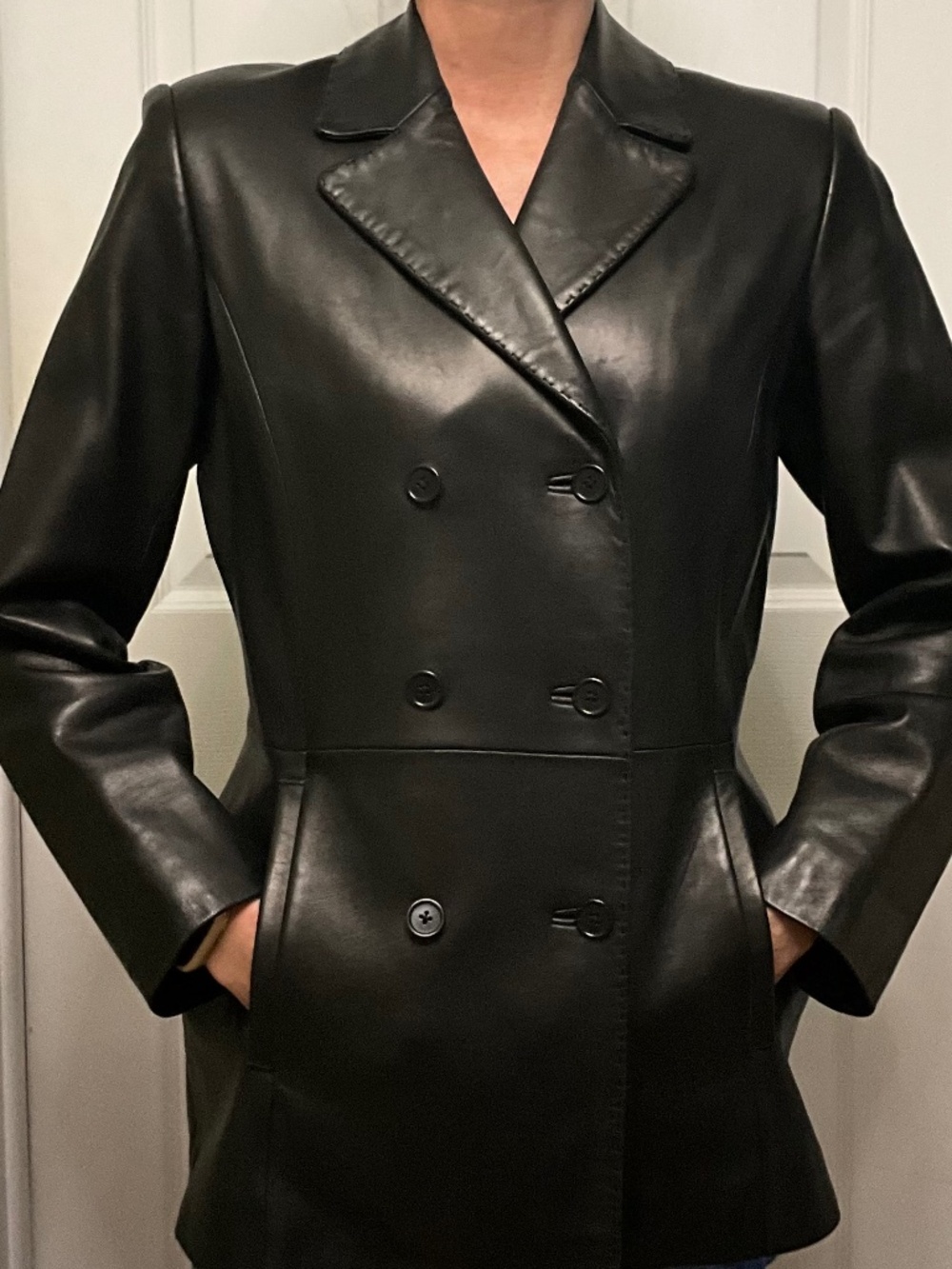 Vintage, superior quality, Ann Taylor leather jacket, size SP